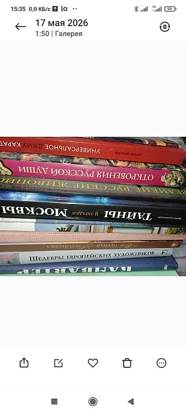 Китептер жана журналдар: Подборка альбомов и книг по искусству (формат крупный — 2