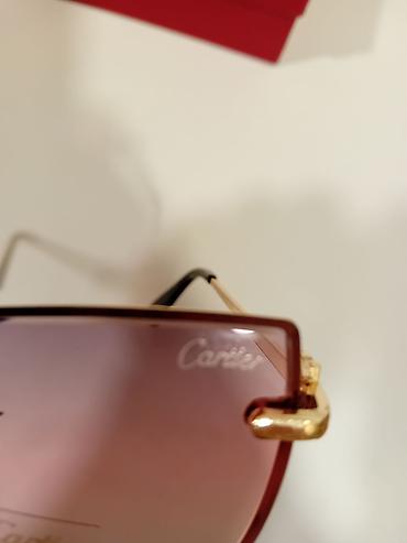 Naočare: Cartier sunčane naočare – ženski model - Oblik: mačkaste (cat-eye) — 6