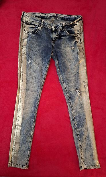 bele ski pantalone: Berschka Ženske farmerke – super skinny kroj - Materijal: teksas sa — 3