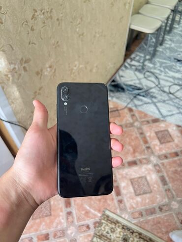 калонка с микрофоном: Redmi, Redmi Note 7, Колдонулган, 64 ГБ, түсү - Кара, 2 SIM