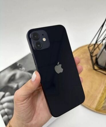 Apple iPhone: IPhone 12, Скидка 10%, Б/у, 128 ГБ, Black Titanium, Зарядное устройство, 100 %