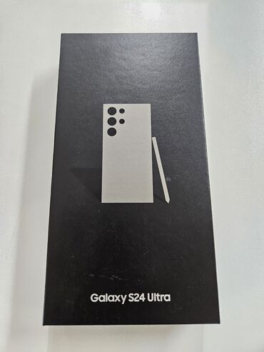 самсунг телефондор: Samsung Galaxy S24 Ultra, Жаңы, 256 ГБ, түсү - Боз, 1 SIM, 2 SIM, eSIM