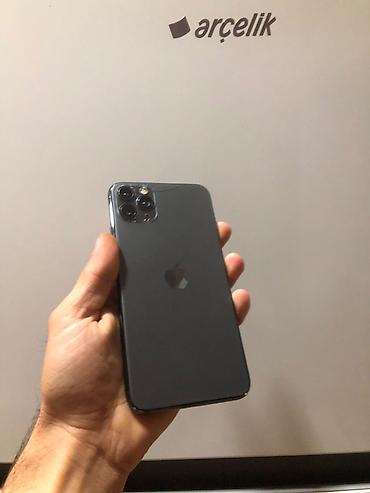iphone 9 plus qiymeti: IPhone 11 Pro Max, 64 GB, Black Titanium, Face ID — 1