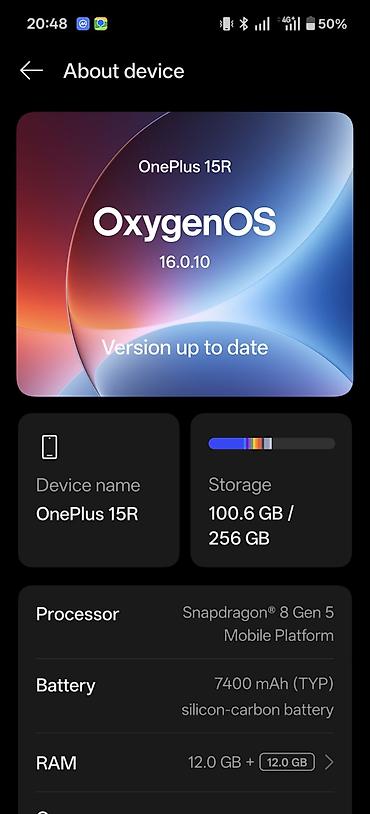 nothing phone 2a: OnePlus 15R, Б/у, 256 ГБ, цвет - Серый, 2 SIM — 2