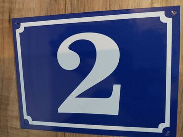 Ostali proizvodi za kuću: KUĆNI BROJEVI I NAZIV ULICE - Metalne table Kućni brojevi su izrađeni — 8