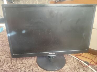 мониторы 27 дюймов: Монитор, Philips, Колдонулган, LED, 21" - 22"
