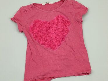 T-shirts: T-shirt, H&M, 5-6 years, 110-116 cm, condition - Good