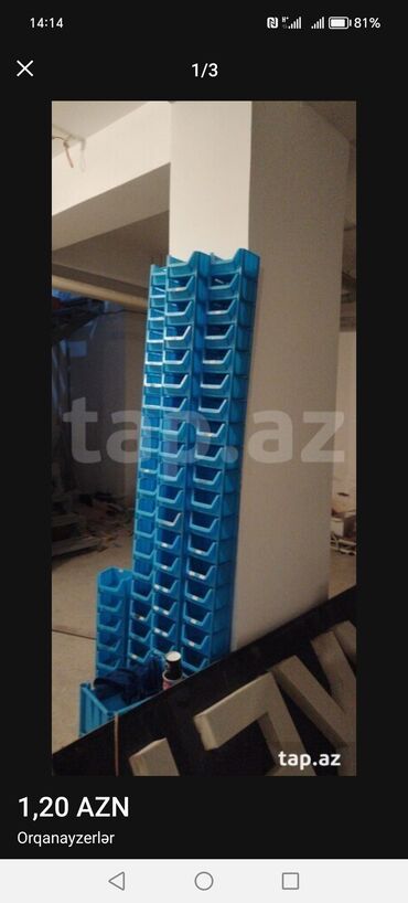 20 tonluq konteyner: Organayzerlər
Tecili15*14 85 eded. 20*18,, 20eded
