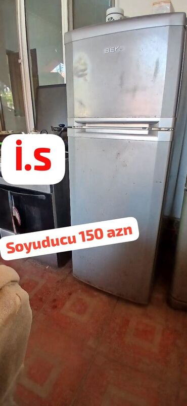 Soyuducular: İşlənmiş 1 qapılı Beko Soyuducu Satılır, rəng - Gümüşü