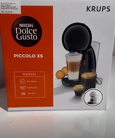 plinski sporeti: **KRUPS Nescafé Dolce Gusto Piccolo XS aparat za kafu**aparat je samo — 1