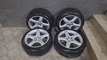 Колеса в сборе 245 / 40 / R 18, Лето, Б/у, Комплект, Литые, отверстий - 5