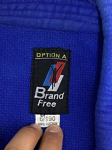 штаны: Продаю кимоно для дзюдо синее без лишних надписей от фирмы Brand free — 3