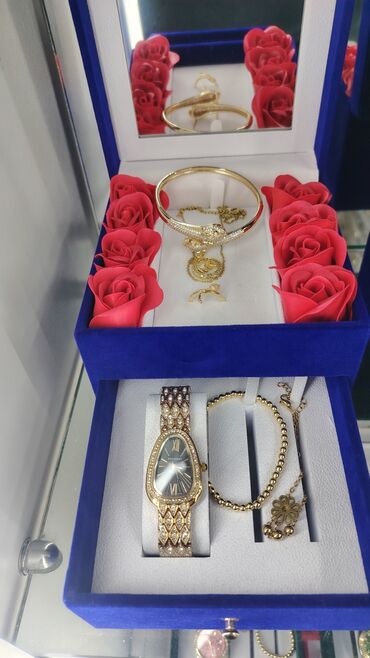 Saat dəstləri: Yeni, Klassik Saat dəsti, rəng - Qızılı — 6