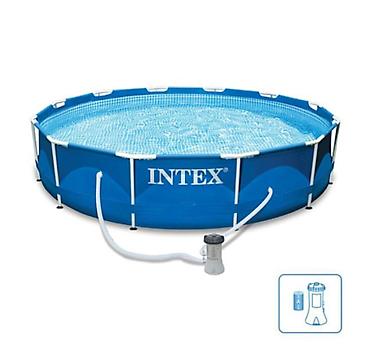 №: 7992 Məhsulun adı: Karkaslı hovuz Intex 28212, boz, 366x76 sm