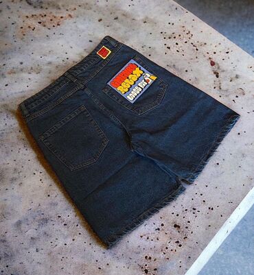 джинсы шорты: Повседневные шорты, Джинс, Короткая модель, Китай, One size