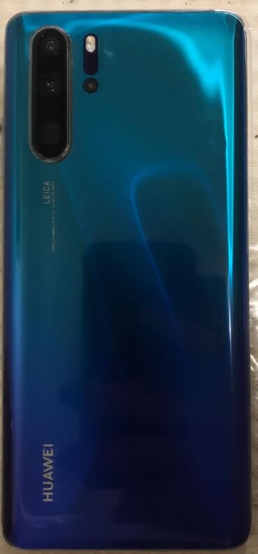 huawei telefonlari: Huawei P30 Pro, 256 ГБ, цвет - Синий, Отпечаток пальца, Беспроводная зарядка, Две SIM карты