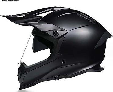 Шлемы: Мотошлем кроссовый (интеграл с визором-пиком) - Тип: полноразмерный — 19