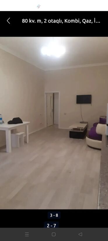 Uzunmüddətli kirayə evlər: 60 kv. m, 2 otaqlı, Kanalizasiya, Kombi, Su — 9