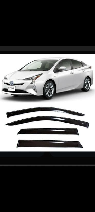Ветровики (дефлекторы окон) для Toyota Prius 4 (XW50, 2016–2021) -
