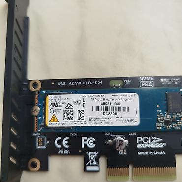 gtx 1080 ti̇: NVMe M.2 SSD → PCIe x4 adapter + 256 GB NVMe M.2 SSD Xüsusiyyətlər: - — 2