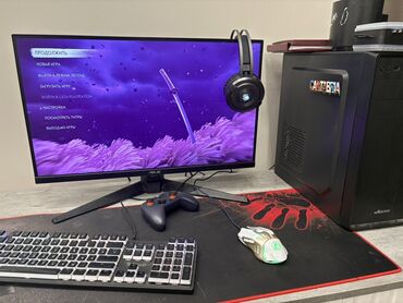 игровой ком: Компьютер, ОЗУ 16 ГБ, Игровой, Б/у, Intel Core i5, NVIDIA GeForce RTX 2060, SSD
