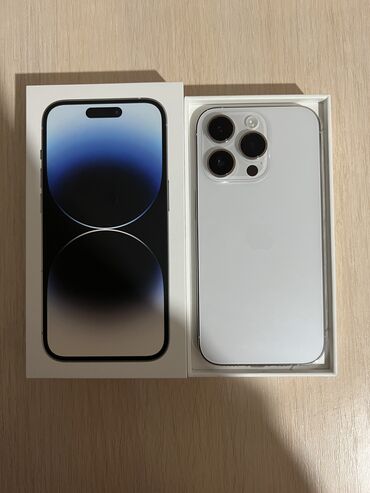бу стиральных машин: IPhone 14 Pro, Б/у, 256 ГБ, White Titanium, Коробка, 84 %