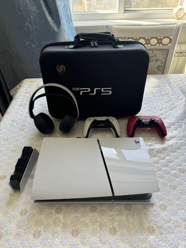 PS5 (Sony PlayStation 5): Salam playtation 5 slim 1tb 1 aydan az muddetdi alinib 5 6 gun