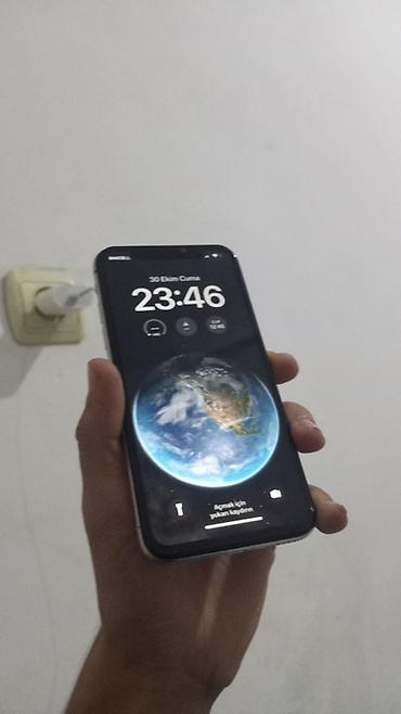 iphone 16 bakıda: IPhone X, 64 GB, Ağ, Qırıq — 1