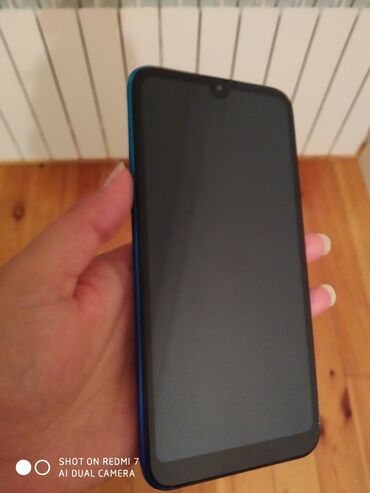 Samsung Galaxy A22, 32 ГБ, цвет - Голубой, Отпечаток пальца, Две SIM карты