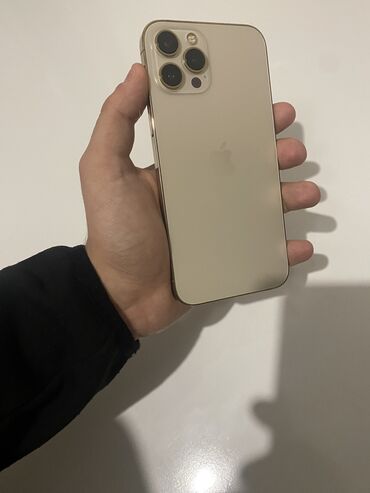 Apple iPhone: IPhone 12 Pro Max, 256 GB, Matte Gold, Face ID