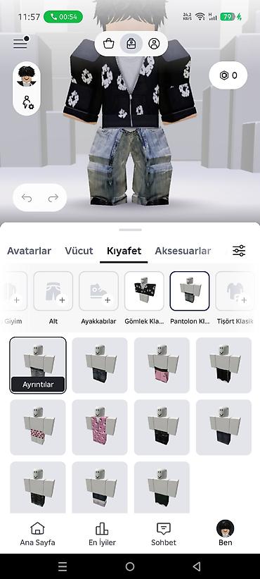 pant: Roblox avatar üçün tam hazır geyim dəsti Təsvir: - Platforma: Roblox — 4