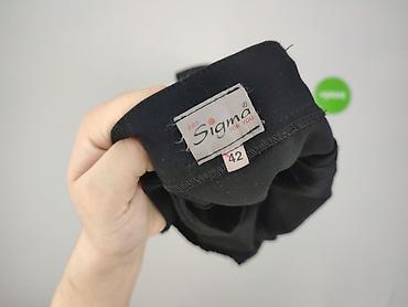 szerokie spodnie pull: Sigma, Spodnie materiałowe damskie, rozmiar XL — 4