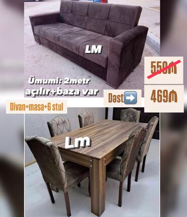 məktəbli stolu: _*Divan+ Masa dəsti*_ Sifarişlə hazırlanır. Dəst şəkildə : *469₼*