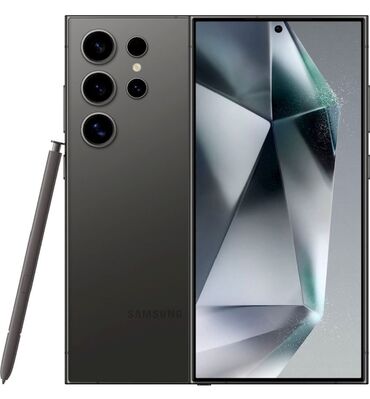 Samsung Galaxy S24 Ultra, 256 GB, rəng - Qara, Barmaq izi, Simsiz şarj, İki sim kartlı