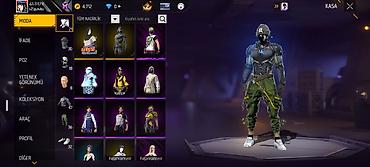 baş: Free Fire hesabı – Prime 2 səviyyəsi, zəngin inventar və nadir — 5