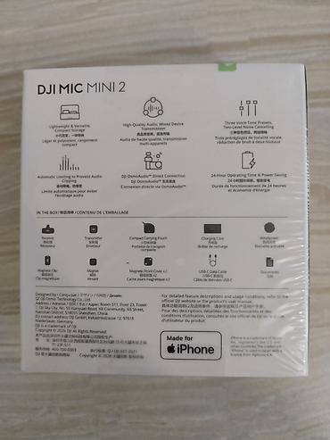 dji mikrofon: Yeni Simsiz (Bluetooth) Mikrofon Pulsuz çatdırılma — 2