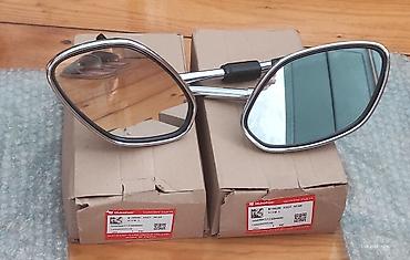 moped 100: Haouje (Genuine Parts) motosiklet arxa baxış güzgüləri – sağ və sol — 1