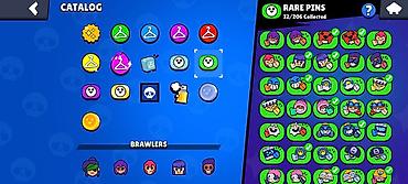 ikona: Brawl Stars hesabı – zəngin kosmetik kolleksiya - Kataloq bölməsi — 7