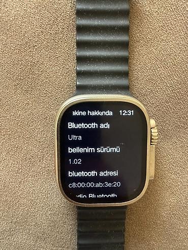 Yeni, Smart saat, Smart, Sensor ekran, rəng - Qara