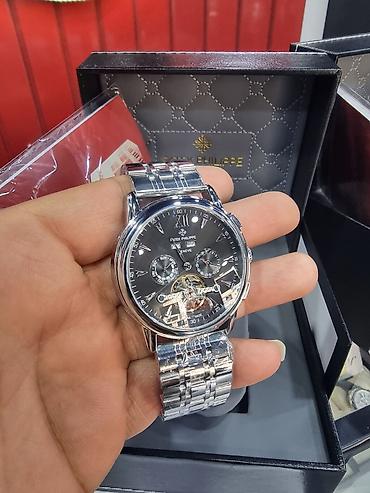 Личные вещи: Patek Philippe üslubunda kişi qol saatı – mexaniki/avtomatik mexanizm — 3
