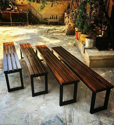 Sifarişlə skameykalar: Söykənəcək ilə, Qollu, Azərbaycan, Zəmanətsiz, Kredit yoxdur — 13