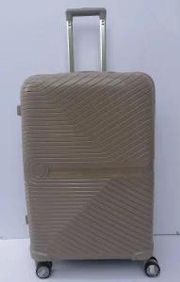 Putni koferi i torbe: Komplet kofera – 3 veličine, bež boja - Materijal: tvrda školjka — 19