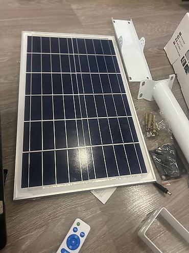 солнышный панел: Кундун нурунан иштеген прожекторлор.240W.365 Кун бекер свет менен — 4
