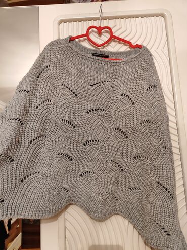 свитер: Женский свитер One size, цвет - Серый