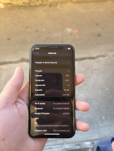 iphone 11 satis: IPhone 11 Pro, 64 GB, Matte Space Gray, Face ID