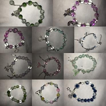 Наборы украшений: Набор стильных аксессуаров и украшений: 1) Парные браслеты на — 8