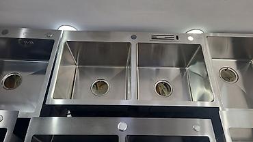 Santexnika: Mətbəx üçün ikitərəfli və təkqablı lavabo modelləri - Materiallar — 7