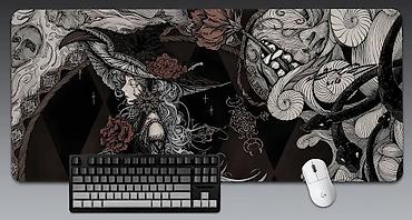 rgb коврик: Игровой коврик для стола (extended, под клавиатуру и мышь) с — 3