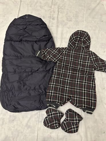 Другие детские вещи: Конверт+ комбинезон+носочки Очень теплый 100% шерсть 100% хлопок — 2