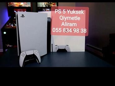 PS5 (Sony PlayStation 5): Playstation 5 - 4 və 3 Aliram qiymet Razilasma yolu ile